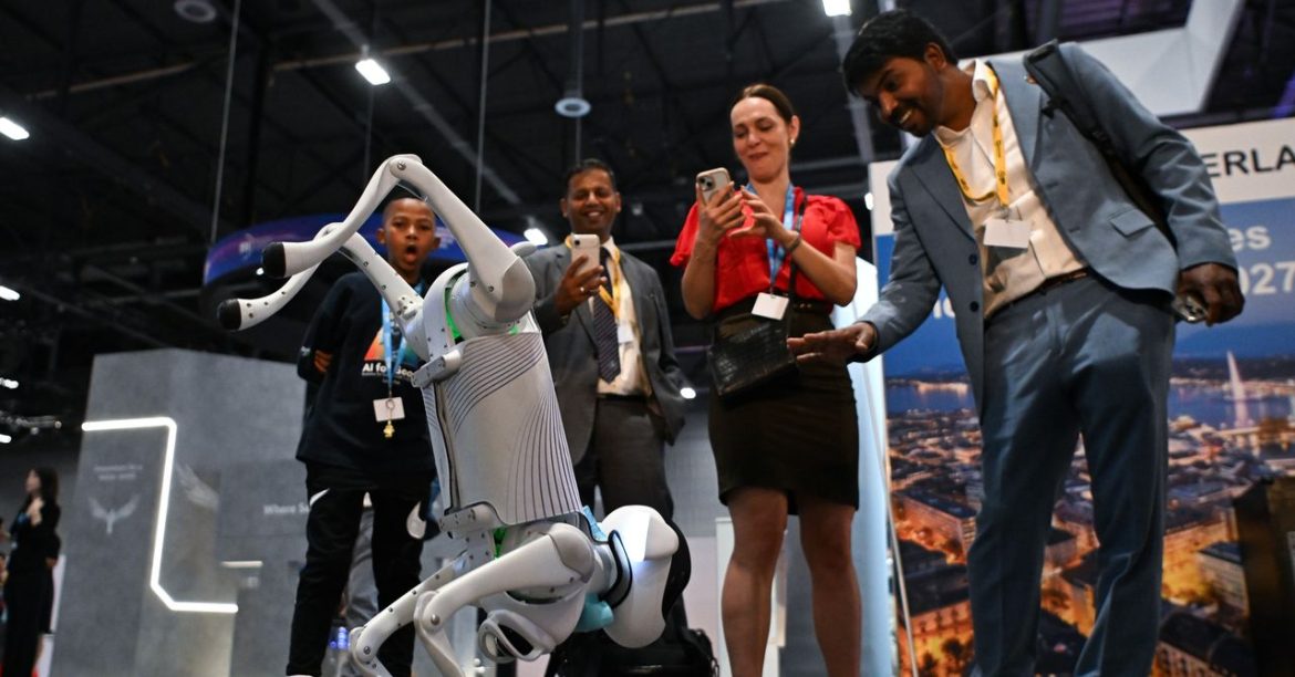 Robot Dogs, Teslas, and Rescue Helicopters: The UN AI Summit Was a Lot
